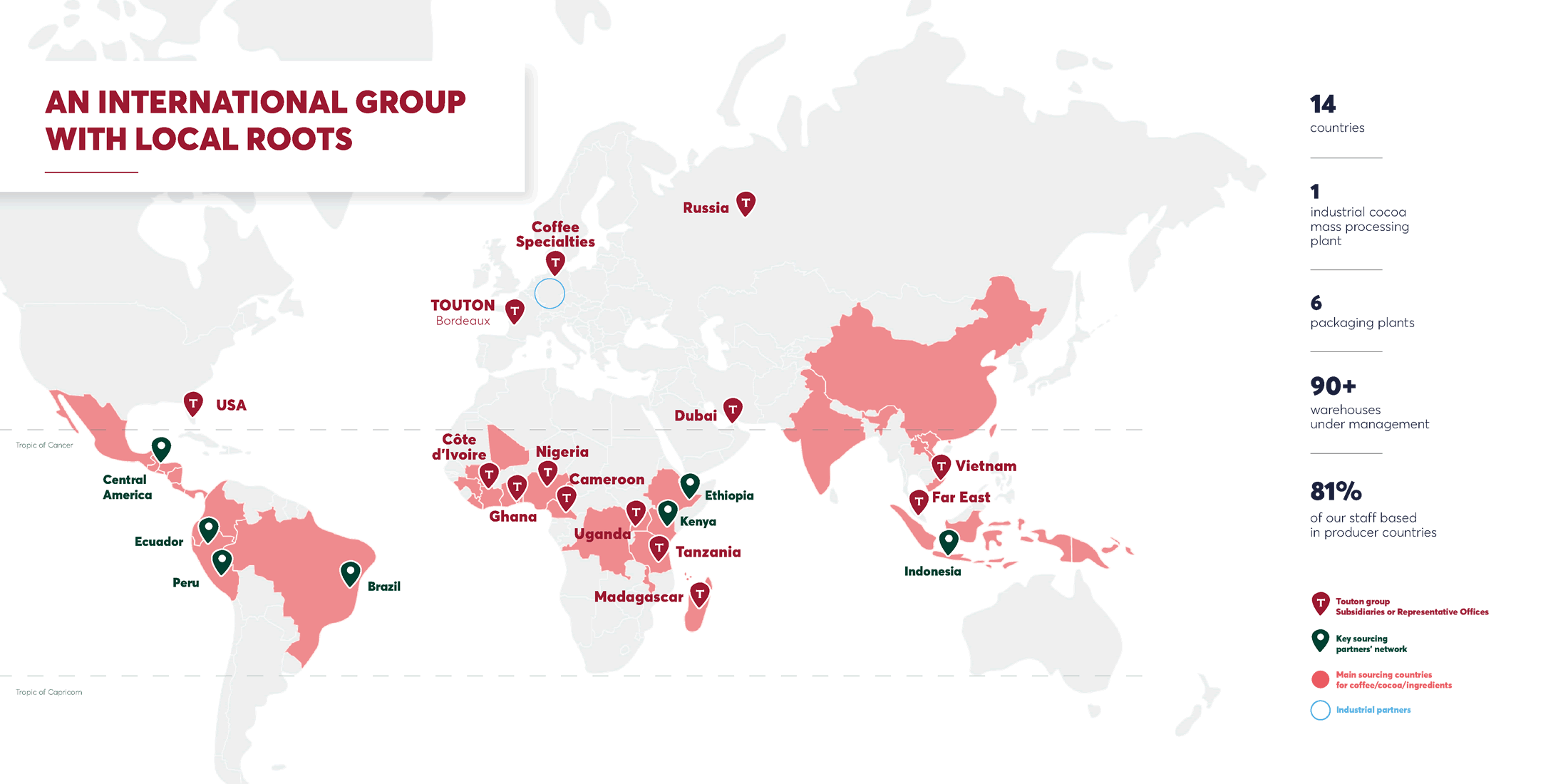 Touton Global Presence